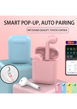 Mini Portable Single Earphone Inpods One Bluetooth 5.0 Wireless Macrons Colourful Headset, INS